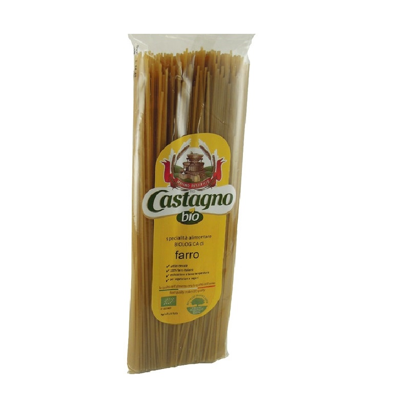 Σπαγγέτι από δίκοκκο σίτο (ζέα) 500g, Castagno