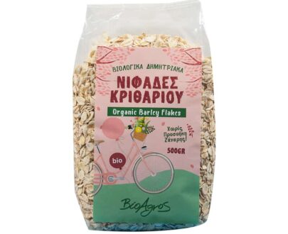 Βιολογικές νιφάδες κριθαριού 500g, Βιοαγρός