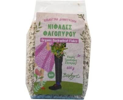 Βιολογικές νιφάδες φαγόπυρου 500g, Βιοαγρός