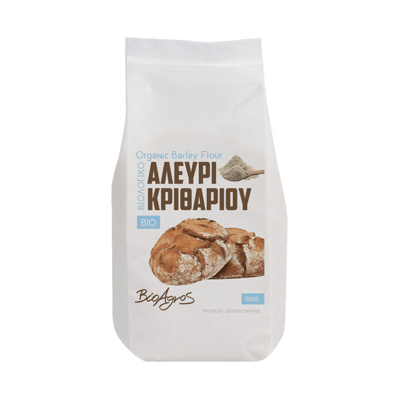 Βιολογικό αλεύρι κριθαριού 500g, Βιοαγρός