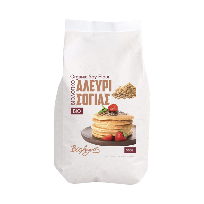 Βιολογικό αλεύρι σόγιας 500g, Βιοαγρός