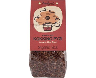 Βιολογικό κόκκινο ρύζι 350g, Βιοαγρός