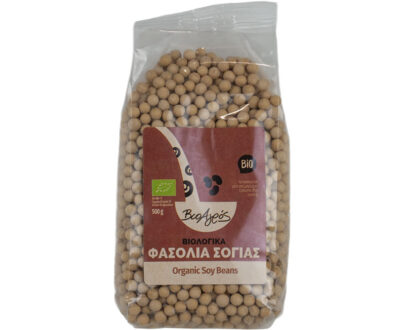 Βιολογικά φασόλια σόγιας 500g, Βιοαγρός
