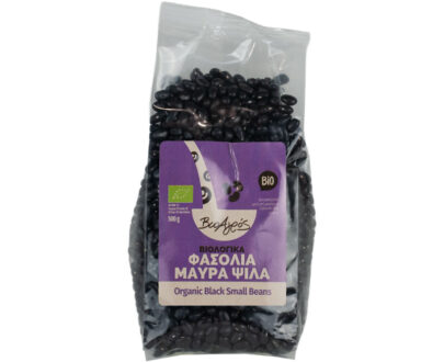 Βιολογικά φασόλια ψιλά μαύρα 500g, Βιοαγρός