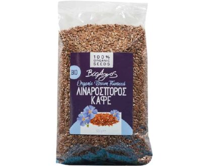 Βιολογικός λιναρόσπορος καφέ 500g, Βιοαγρός