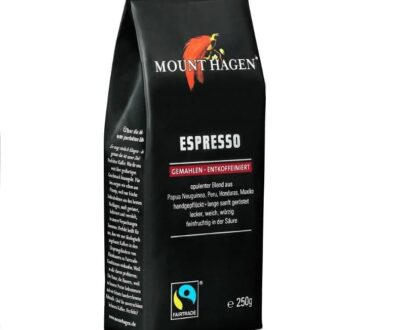 Βιολογικός καφές εσπρέσσο χωρίς καφεΐνη 250g, Mount Hagen