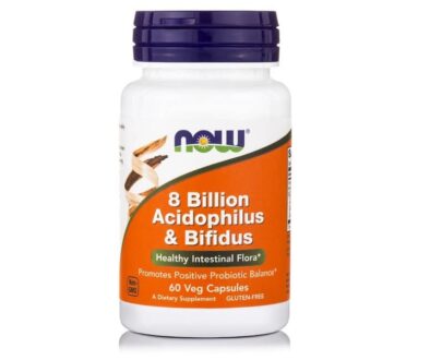 8 Billion Acidophilus & Bifidus 60 Vcaps, Now