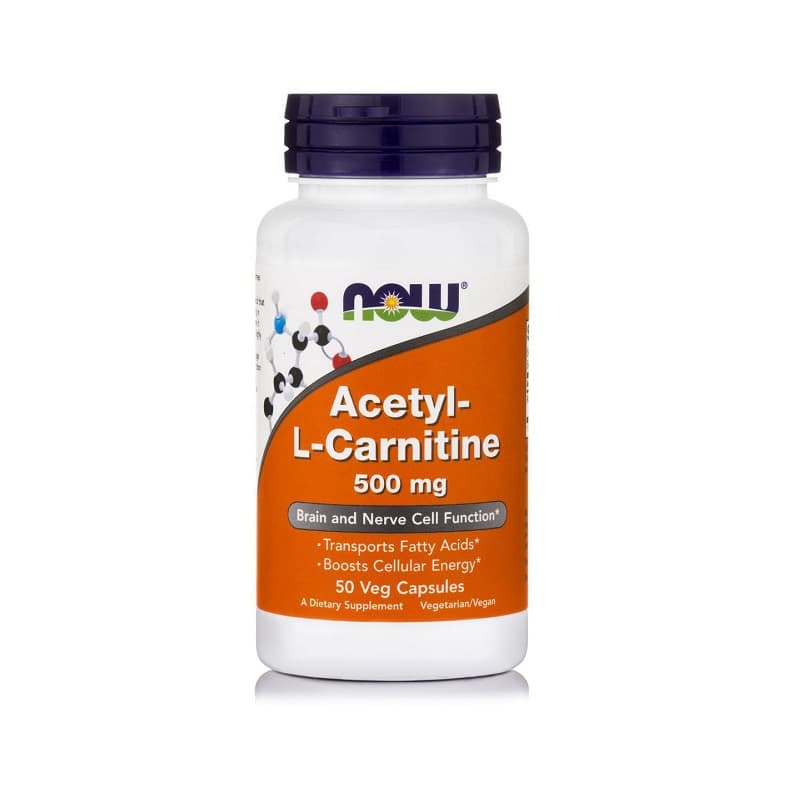 Acetyl L-Carnitine 500mg, 50 Vcaps