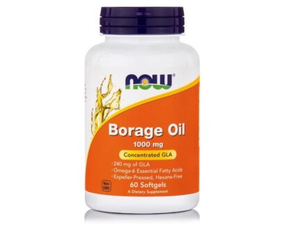 Borage oil 1.000mg 60 Softgels, Now