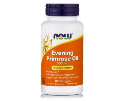 Evening Primrose Oil 500mg 100 Softgels, Now