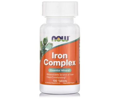 Iron complex 100 Vtablets, Now
