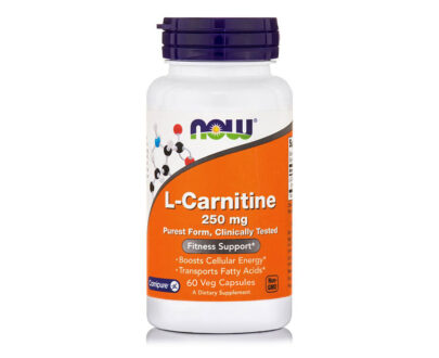 L-Carnitine 250mg 60 Vcaps, Now