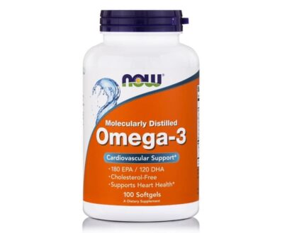 Omega-3 1000mg 100 Softgels, Now