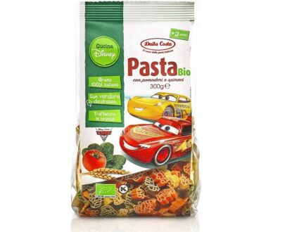 Βιολογικά ζυμαρικά Cars τομάτα-σπανάκι 300g, Dalla Costa
