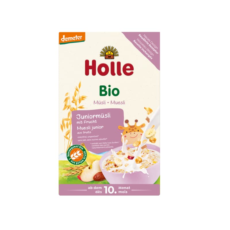Βιολογικό βρεφικό μούσλι πολύσπορο με φρούτα 250g, Holle