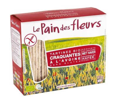 Βιολογικά κράκερς βρώμης 150g, Le Pain des fleurs