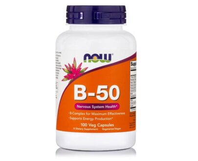 Βιταμίνη B-50 COMPLEX 100 VCaps, Now