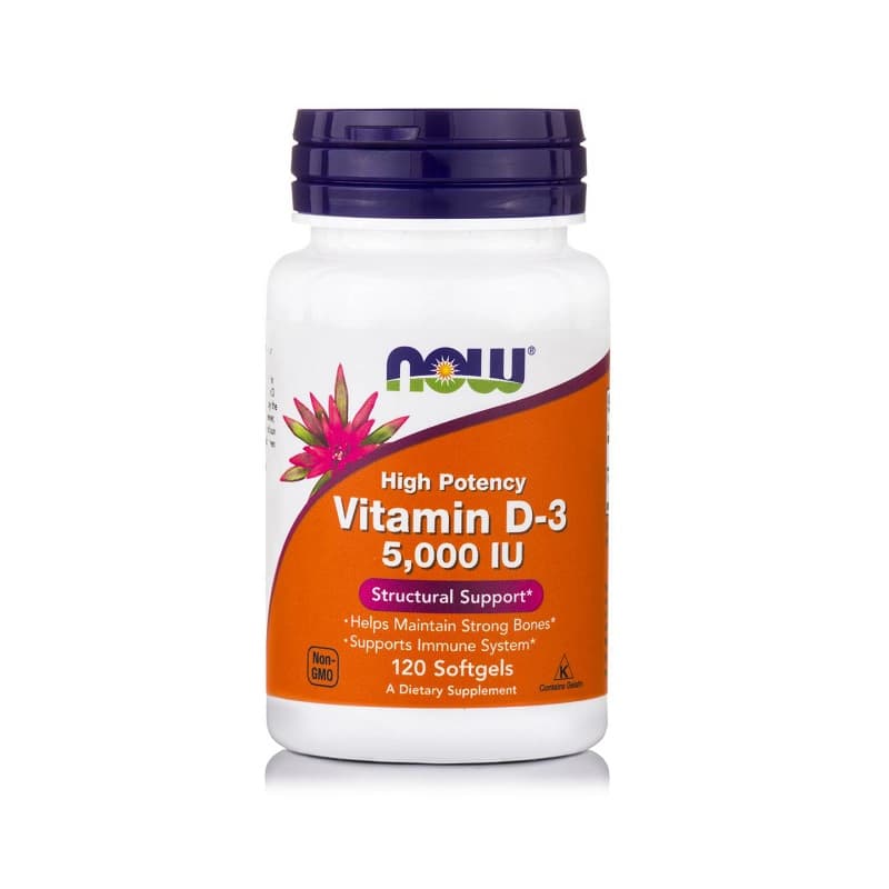 Βιταμίνη D-3 (5.000 IU), 120 Softgels