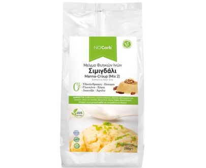Μείγμα φυτικών ινών σιμιγδάλι (Mix 2) 250g, NoCarb