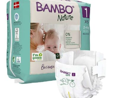 Πάνες Νο 1 Newborn 2-4 κιλά 22 τεμάχια, Bambo Nature