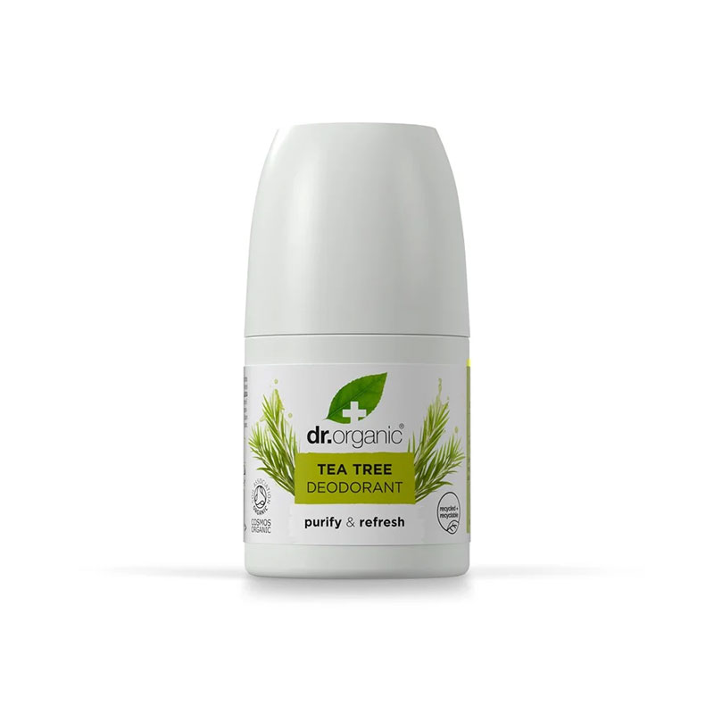 Βιολογικό αποσμητικό roll on με τεϊόδεντρο 50ml, dr.organic