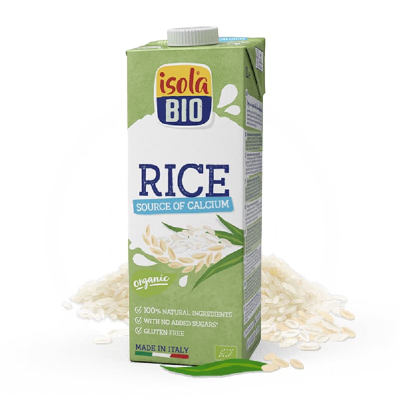 Βιολογικό ρόφημα ρυζιού με ασβέστιο 1L, Isola Bio