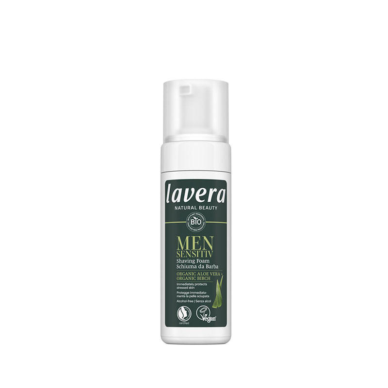 Βιολογικός απαλός αφρός ξυρίσματος 150ml, lavera