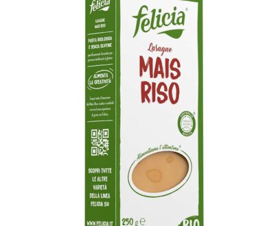 Βιολογικά λαζάνια καλαμποκιού & ρυζιού 250g, Felicia