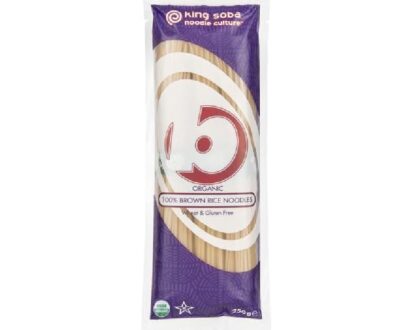 Βιολογικά νουντλς καστανού ρυζιού 250g, King Soba