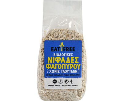 Eat Free βιολογικές νιφάδες φαγόπυρου 300g, Βιοαγρός