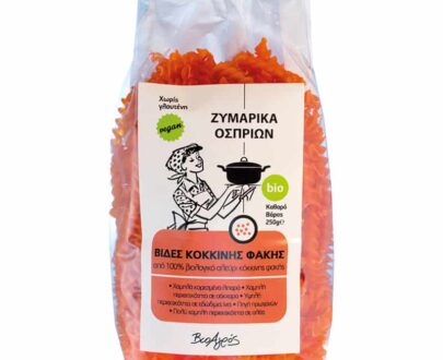Βιολογικές βίδες κόκκινης φακής 250g, Βιοαγρός