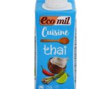 Βιολογική κρέμα μαγειρικής thai 200ml, Ecomil