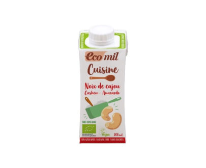 Βιολογική κρέμα μαγειρικής κάσιους 200ml, Ecomil