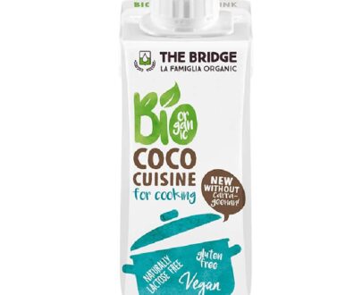 Βιολογική κρέμα μαγειρικής καρύδας 200ml, The Bridge