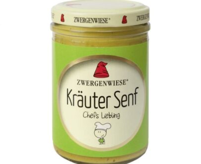 Βιολογικής μουστάρδα με βότανα 160ml, Zwergenwiese