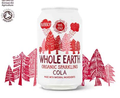 Βιολογικό ανθρακούχο ποτό Κόλα 330ml, Whole Earth