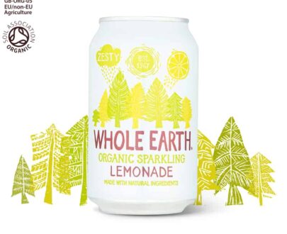 Βιολογικό ανθρακούχο ποτό Λεμόνι 330ml, Whole Earth