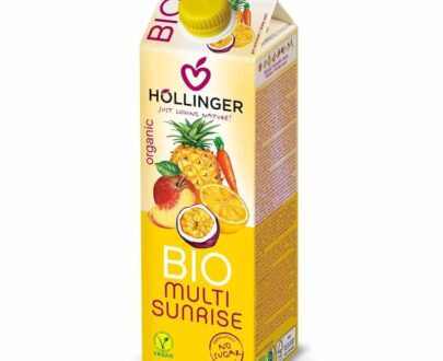 Βιολογικός χυμός κοκτέιλ φρούτων Sunrise 1L, Hollinger