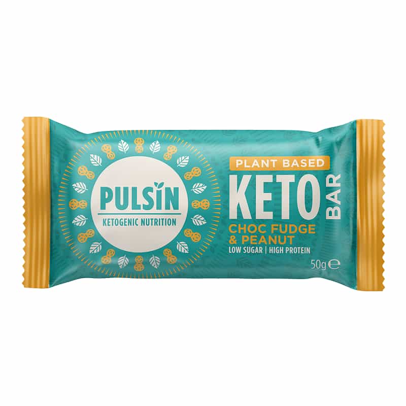 Μπάρα πρωτεΐνης με κέικ σοκολάτας και φιστίκια KETO 50g, Pulsin