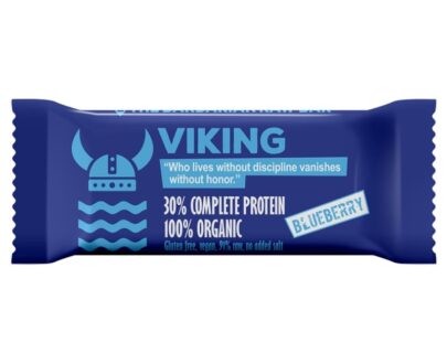 Βιολογική raw μπάρα πρωτεΐνης Viking μύρτιλλο 50g, Leya