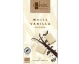 Βιολογική λευκή σοκολάτα Βανίλια 80g, iChoc