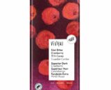 Βιολογική μαύρη σοκολάτα με κράνμπερι 100g, Vivani