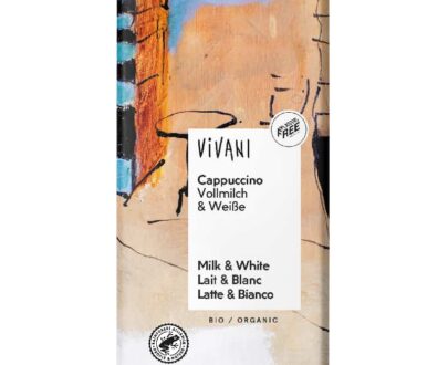 Βιολογική σοκολάτα γάλακτος Cappuccino 100g, Vivani
