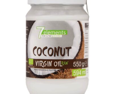 Βιολογικό παρθένο λάδι καρύδας 550g594ml, 7elements