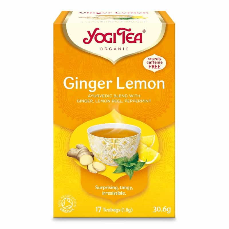 Βιολογικό τσάι Ginger Lemon 30.6g, Yogi Tea