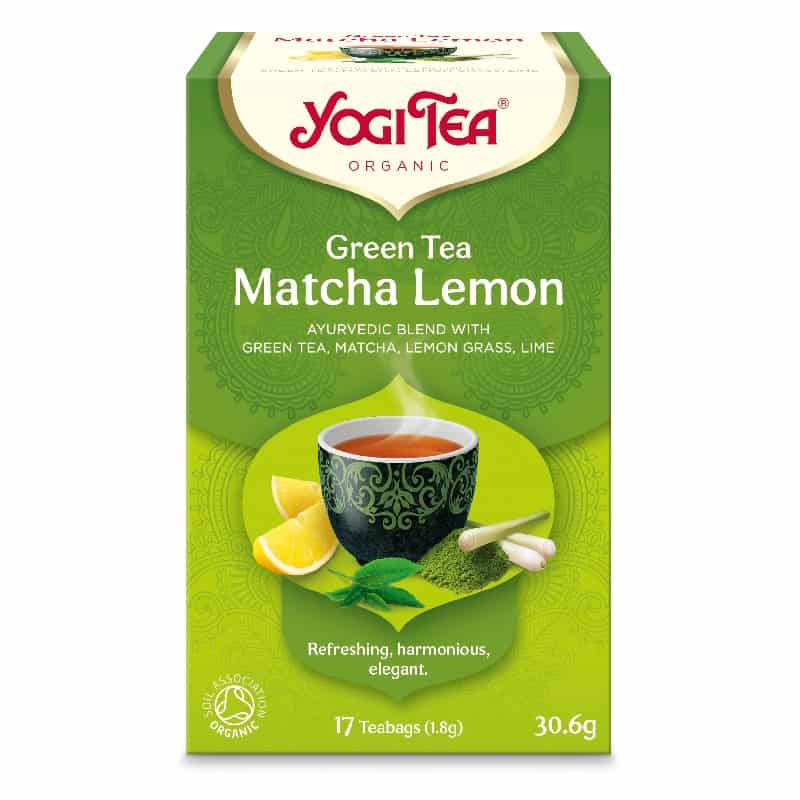 Βιολογικό τσάι Green Matcha Lemon 30.6g, Yogi Tea