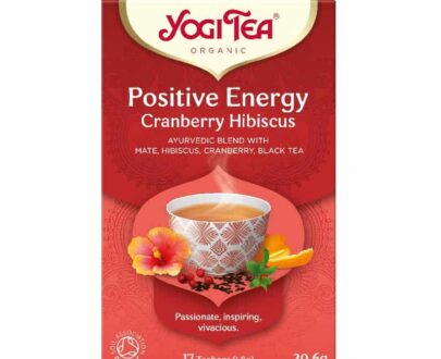 Βιολογικό τσάι Positive Energy Cranberry - Hibiscus 30.6g, Yogi Tea
