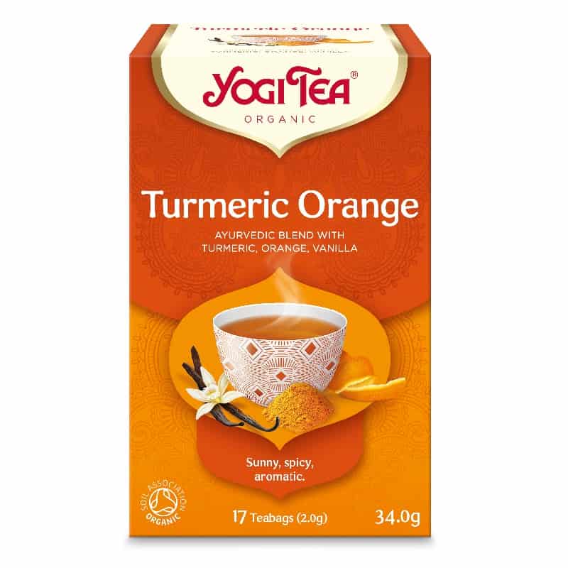 Βιολογικό τσάι Turmeric Orange 34g, Yogi Tea