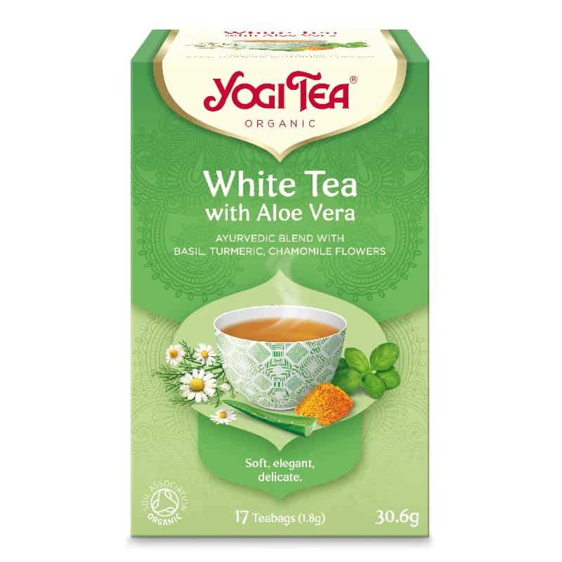 Βιολογικό τσάι White Aloe Vera 30.6g, Yogi Tea