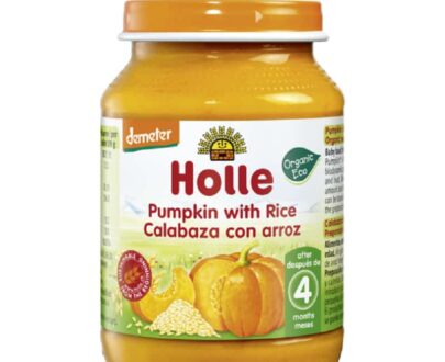 Βιολογική κολοκύθα με ρύζι σε βάζο 190g, Holle